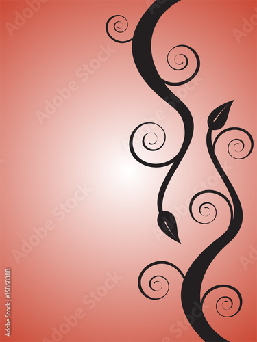 abstrakter floraler hintergrund