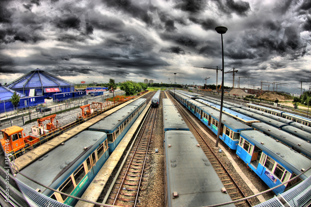 München - Ubahndepot - HDR