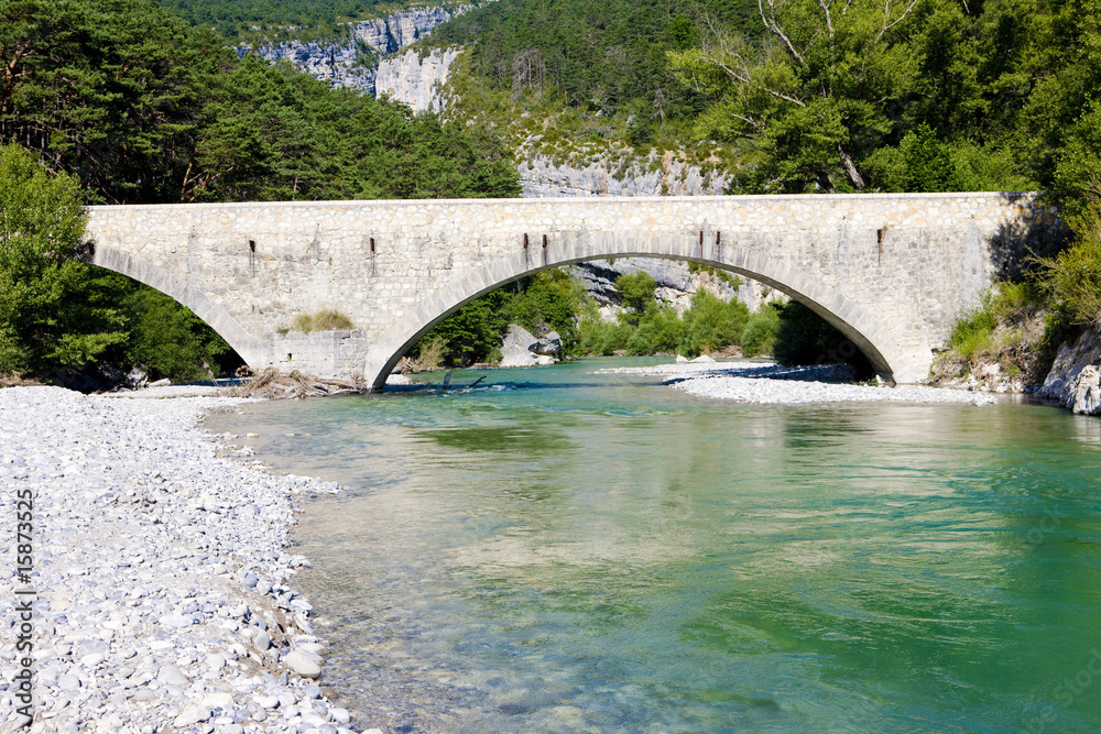 Carejuan Bridge, Verdon Gorge, Provence, France