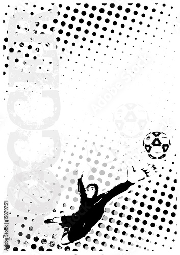 soccer dots poster background 6