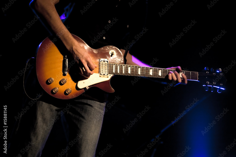 Obraz premium Rock guitarist