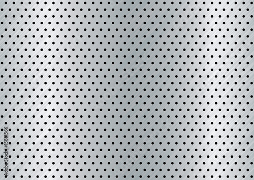 brushed metal hole background