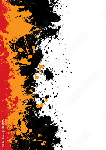 ink splat border