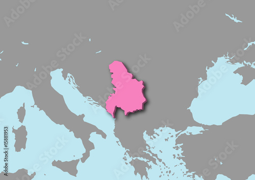 mappa Jugoslavia 3d