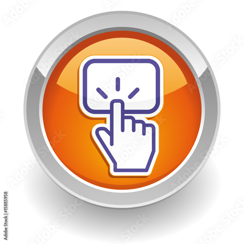 Touch screen button