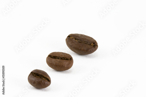 Three coffee beans