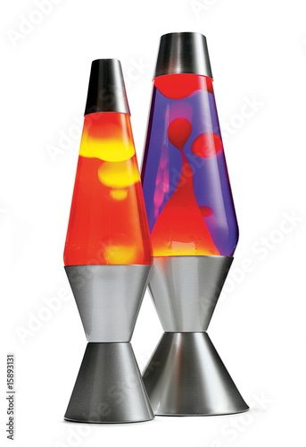 retro decor, lava lamps