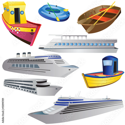 Boat Icon Set