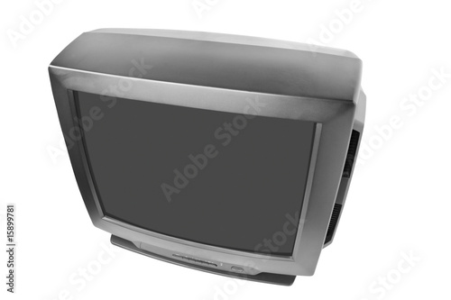 TV set isolated photo