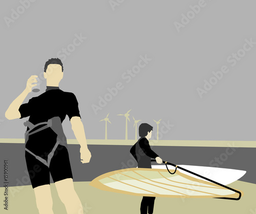 Surfer unter sich