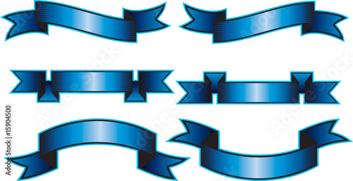 Six vector banner designs
