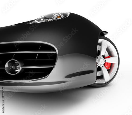 a close up  of a car
