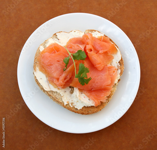 Bagel with Cream Cheese and...