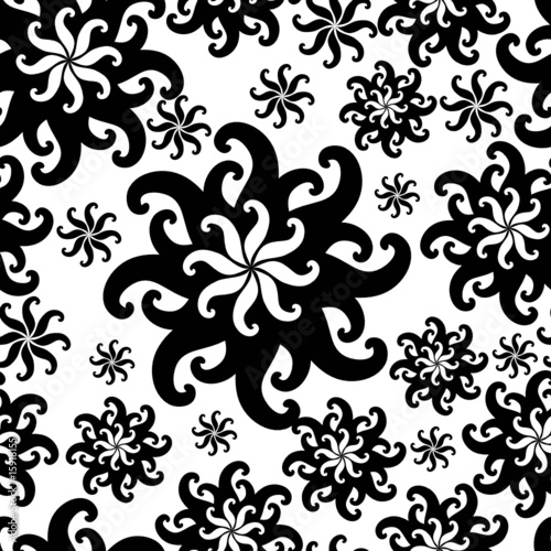 Seamless vintage floral pattern