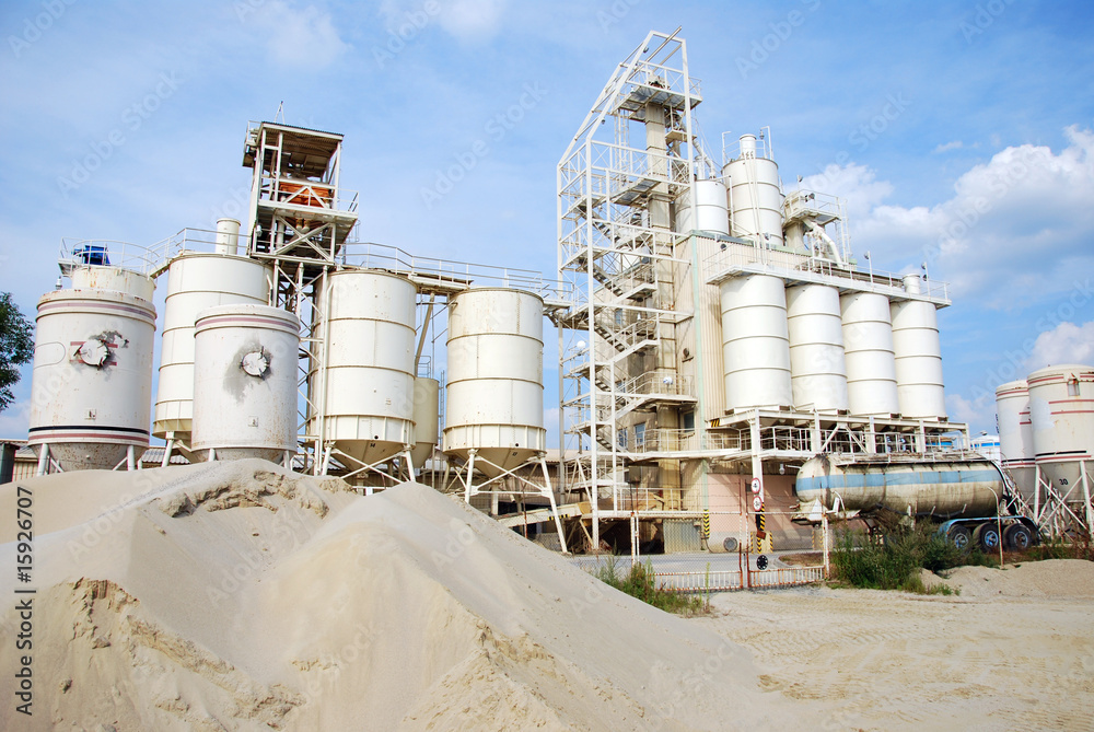 Obraz premium white factory