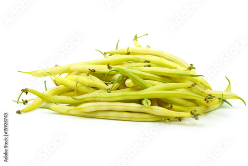 Pile of yellow wax bean pods