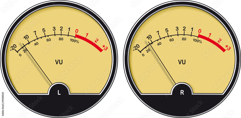 VU Meter, Tontechnik