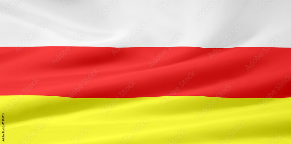 Flagge von Südossetien Flagge von Südossetien