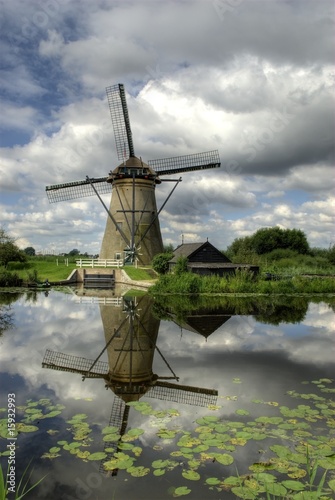 windmühle auf kinderdijk