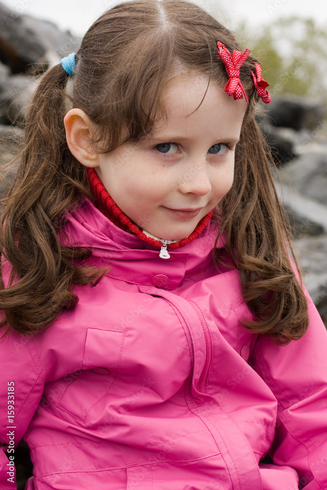 Portrait of smiling girl