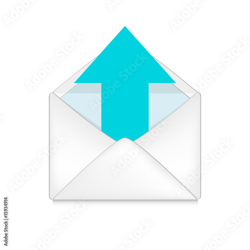 Free Download opened envelope concept - GFXLoad