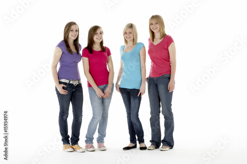 Group Of Teenage Girlfriends