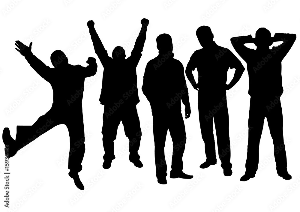 people silhouette vector people silhouette vector
