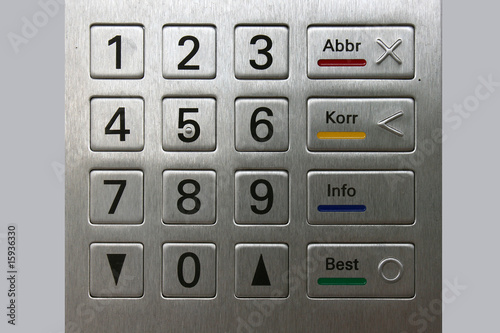 Bankomat Tastatur photo