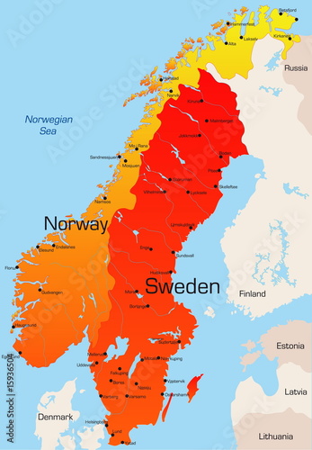 Norway and Sweden