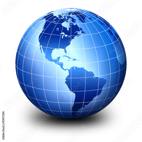 blue world globe