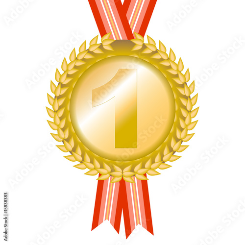 Goldmedaille Platz 1