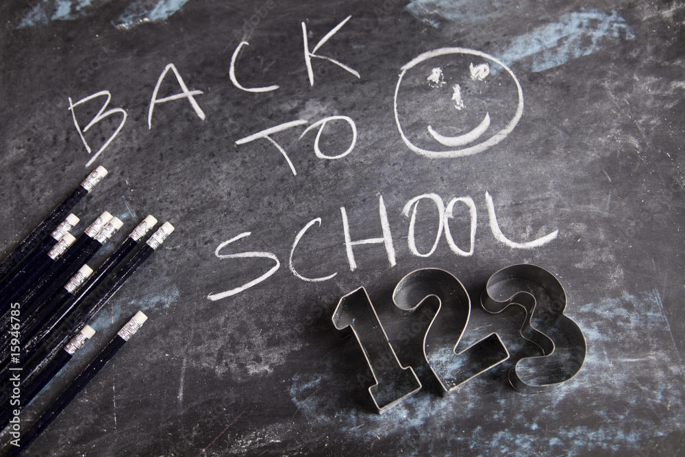 Fototapeta premium Back to school