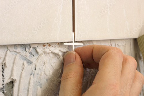 Inserting Tile Spacer