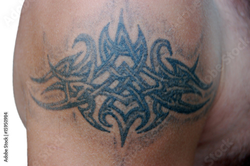 Abstract pattern – tattoo on shoulder