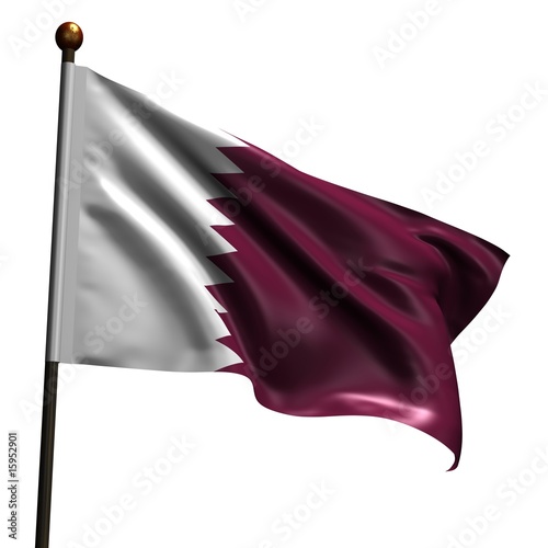 High resolution flag of Qatar