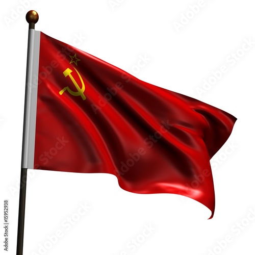 Billede på lærred High resolution flag of the Soviet Union