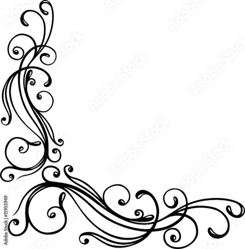 Ranke, Schnörkel, floral, ornamental