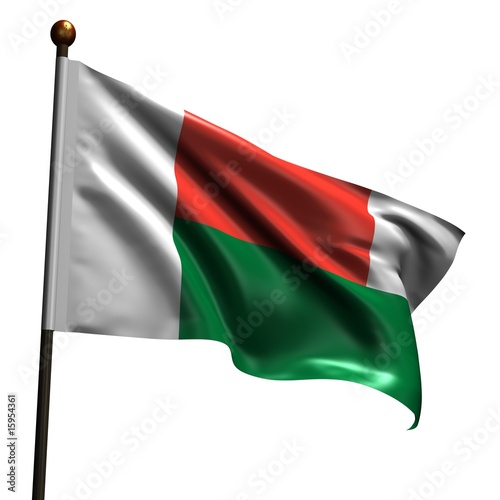 High resolution flag of Madagascar