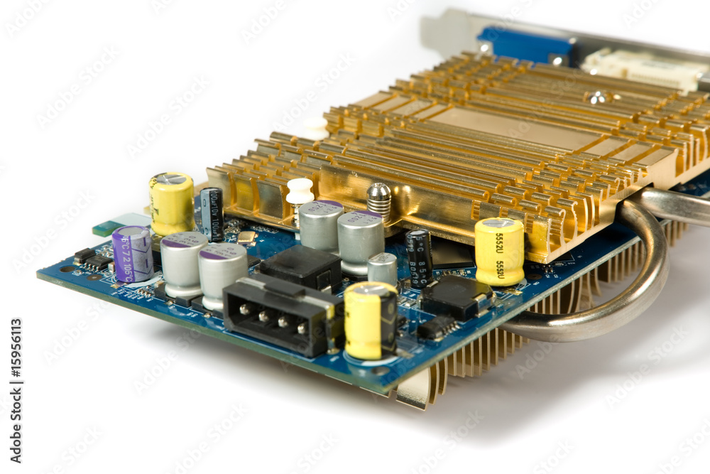Electronic circuit close-up. Macro background Electronic circuit close-up. Macro background