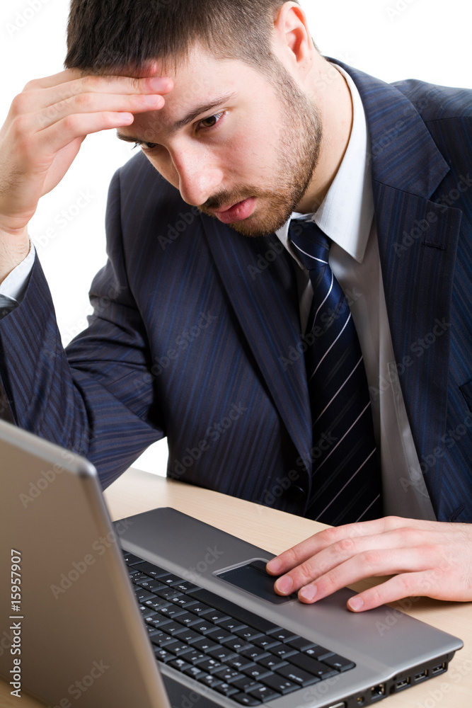 Working businessman Working businessman