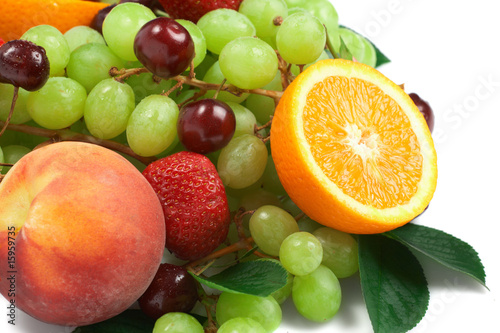 Still-life of fresh fruit