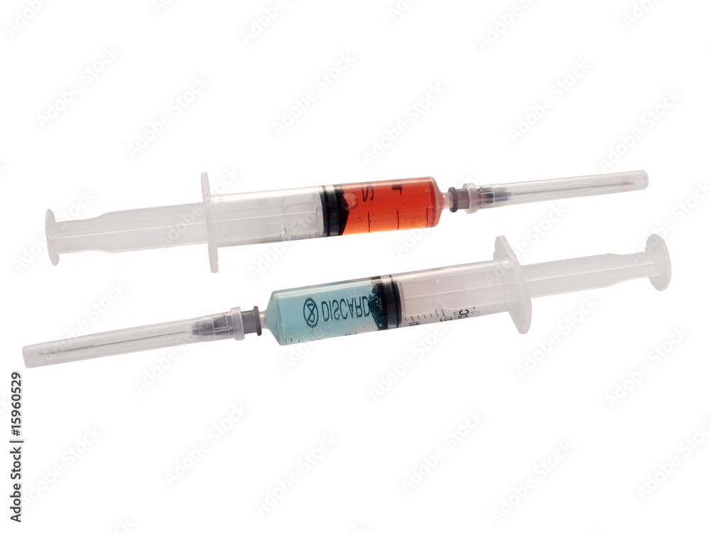 Fototapeta premium Filed syringes