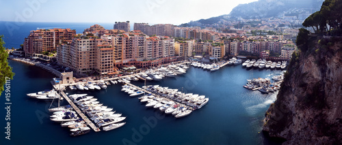Fontvieille disrict and harbor #15961117