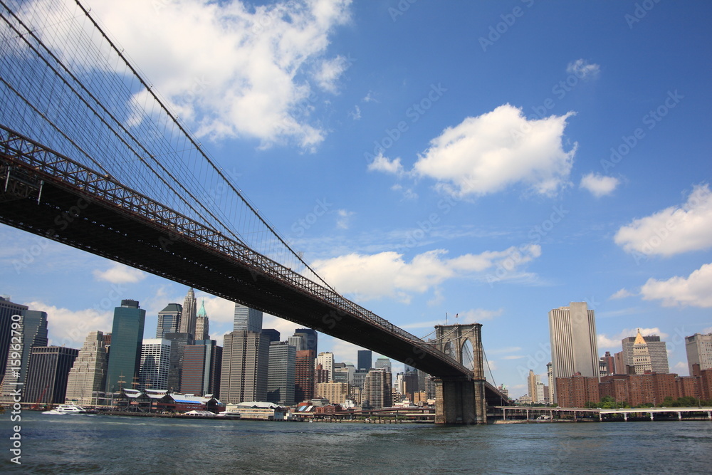 Brooklyn Bridge - New York City Skyline