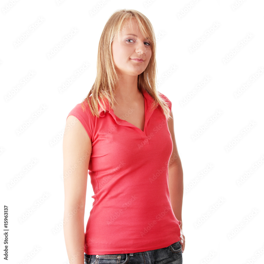 Closeup portrait of a happy young woman Closeup portrait of a happy young woman