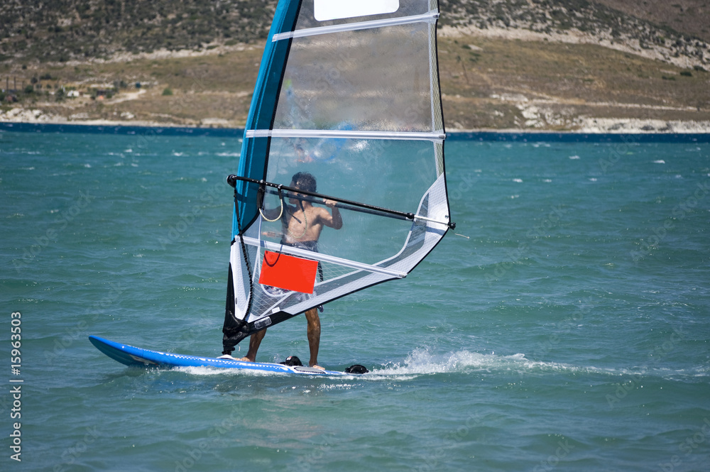 Naklejka premium Windsurfing