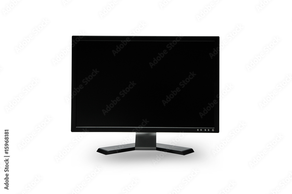 Lcd monitor isolated