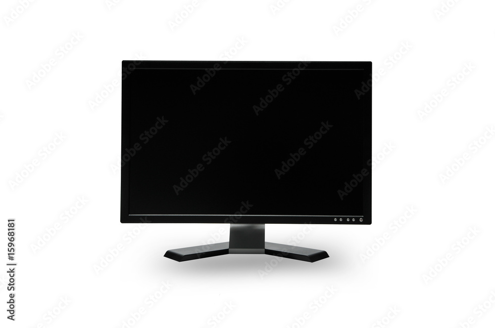 Lcd monitor isolated Lcd monitor isolated