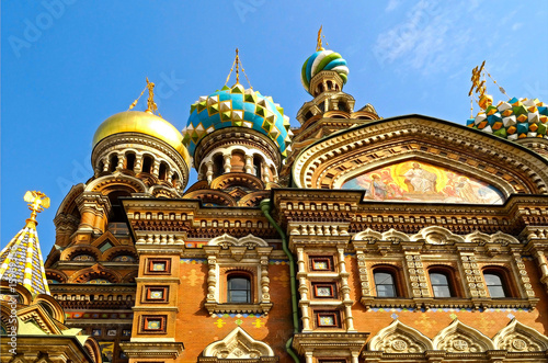 The Church of the Savior on Spilled Blood in St. Petersburg, Rus