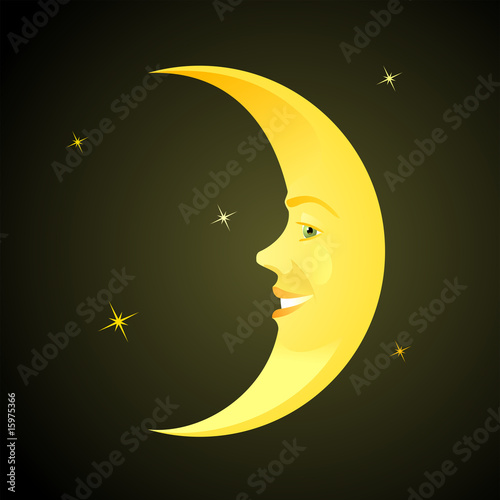 Cartoon Moon